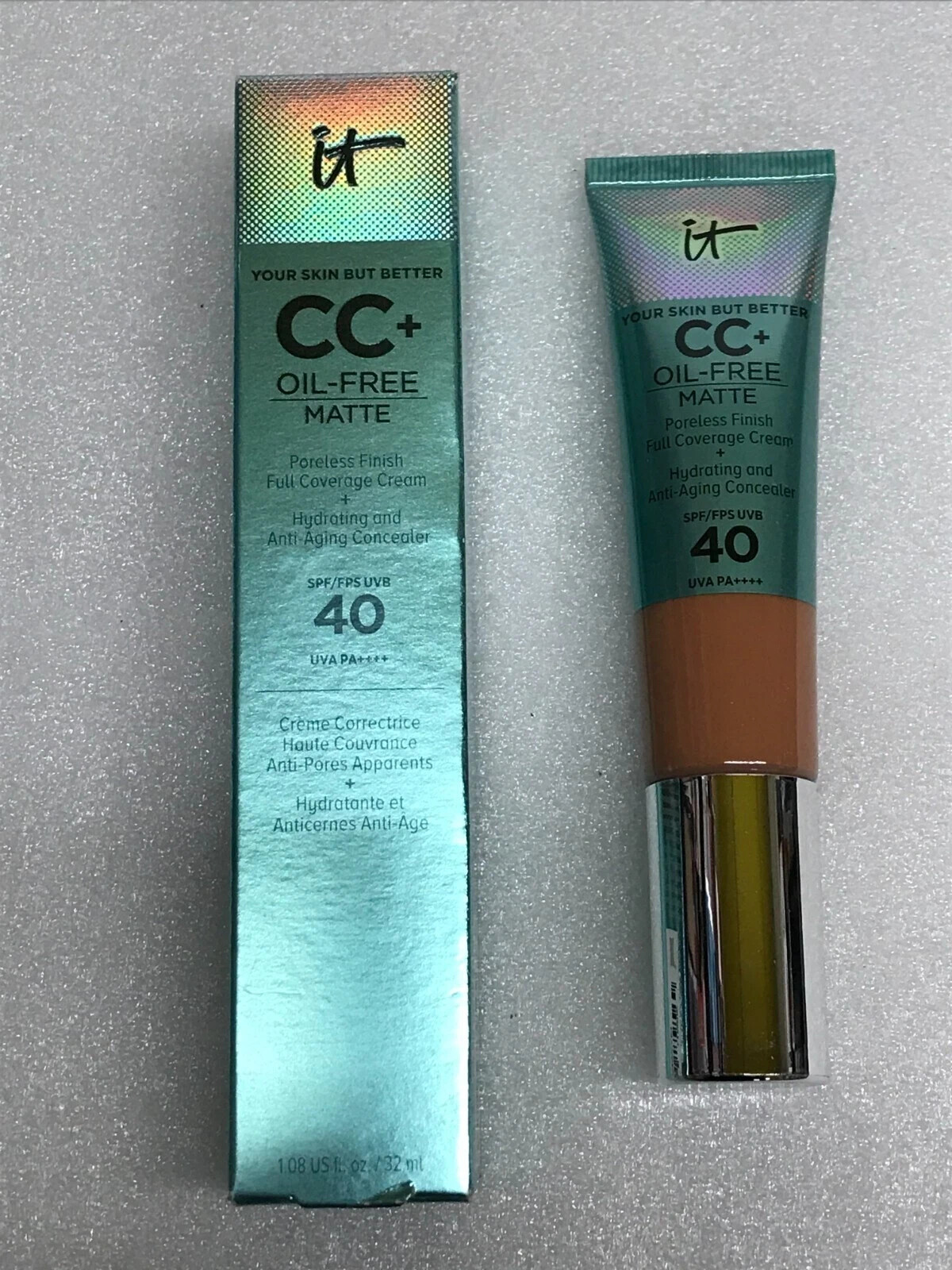 It Cosmetics Your Skin but Better CC+ Oil-Free SPF 40 **RICH HONEY** 1.08 fl oz