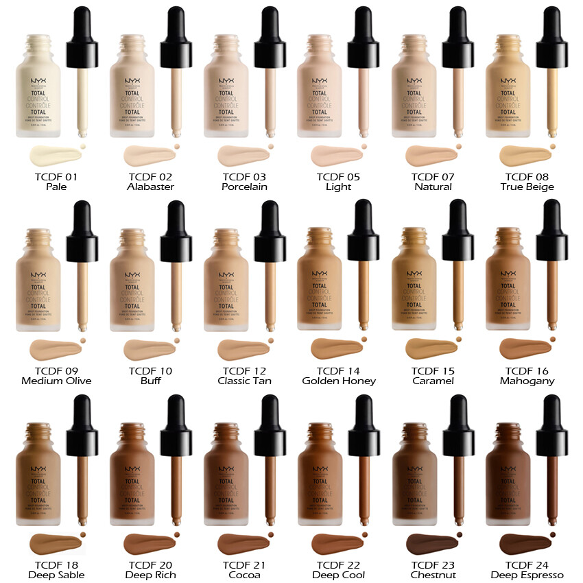 1 NYX Total Control Drop Foundation – Matte “Pick Your 1 Color”*Joy’s cosmetics*