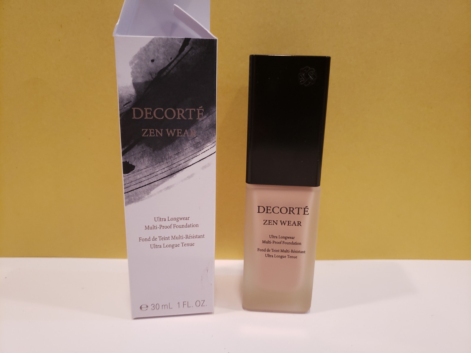 Decorte ~ Zen Wear Ultra-Longwear Multi Proof Foundation~ C15~ 1 oz ~NIB