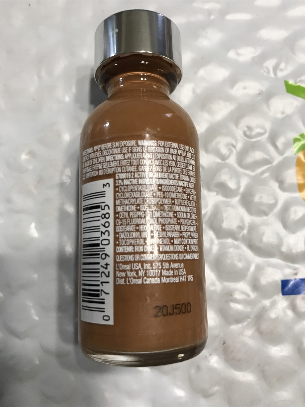 LOREAL True Match Super Blendable Makeup C6 SOFT SABLE cool SPF17 unsealed