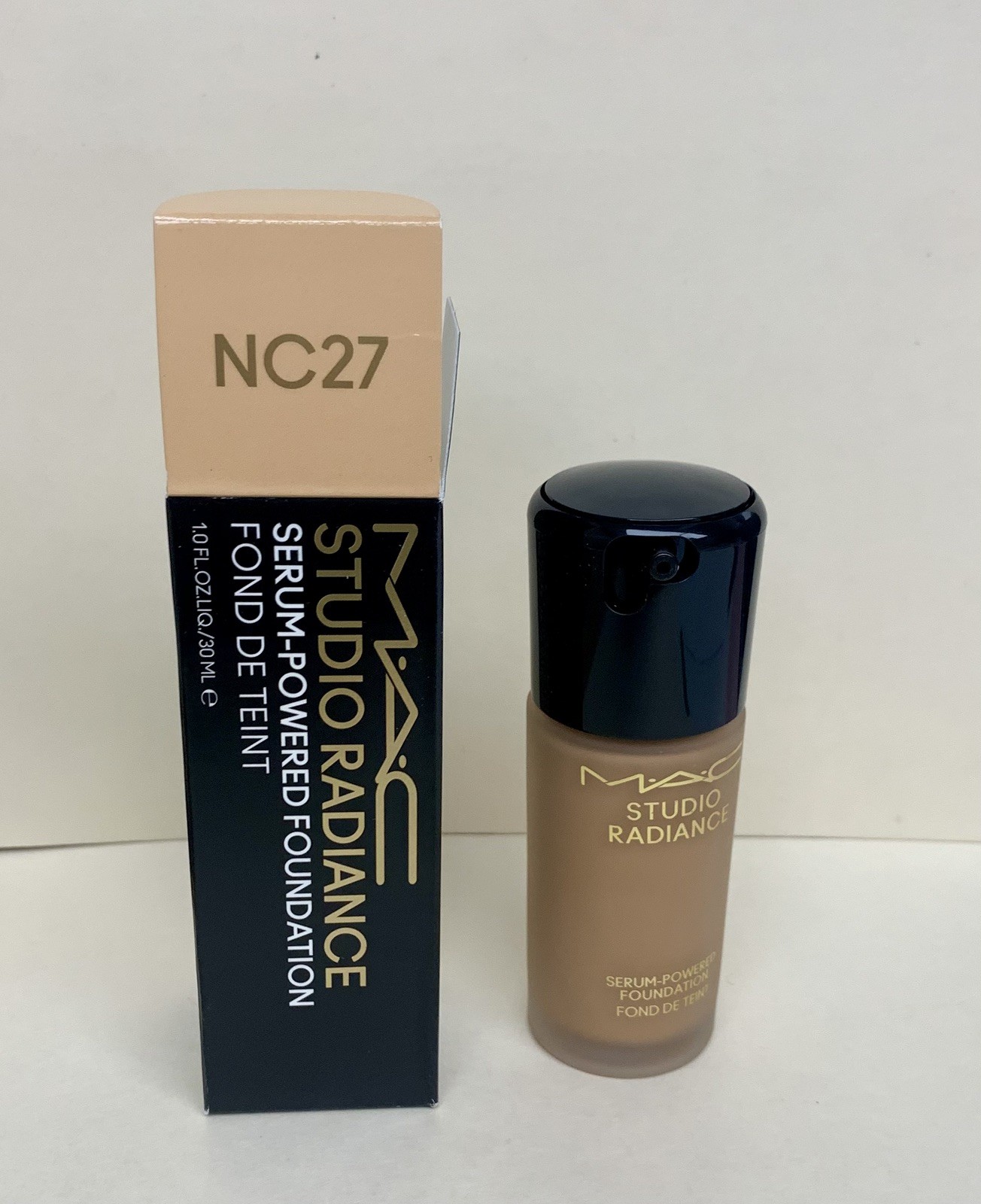 MAC Studio Radiance Serum Powered Foundation Shade NC27 1.0 oz New