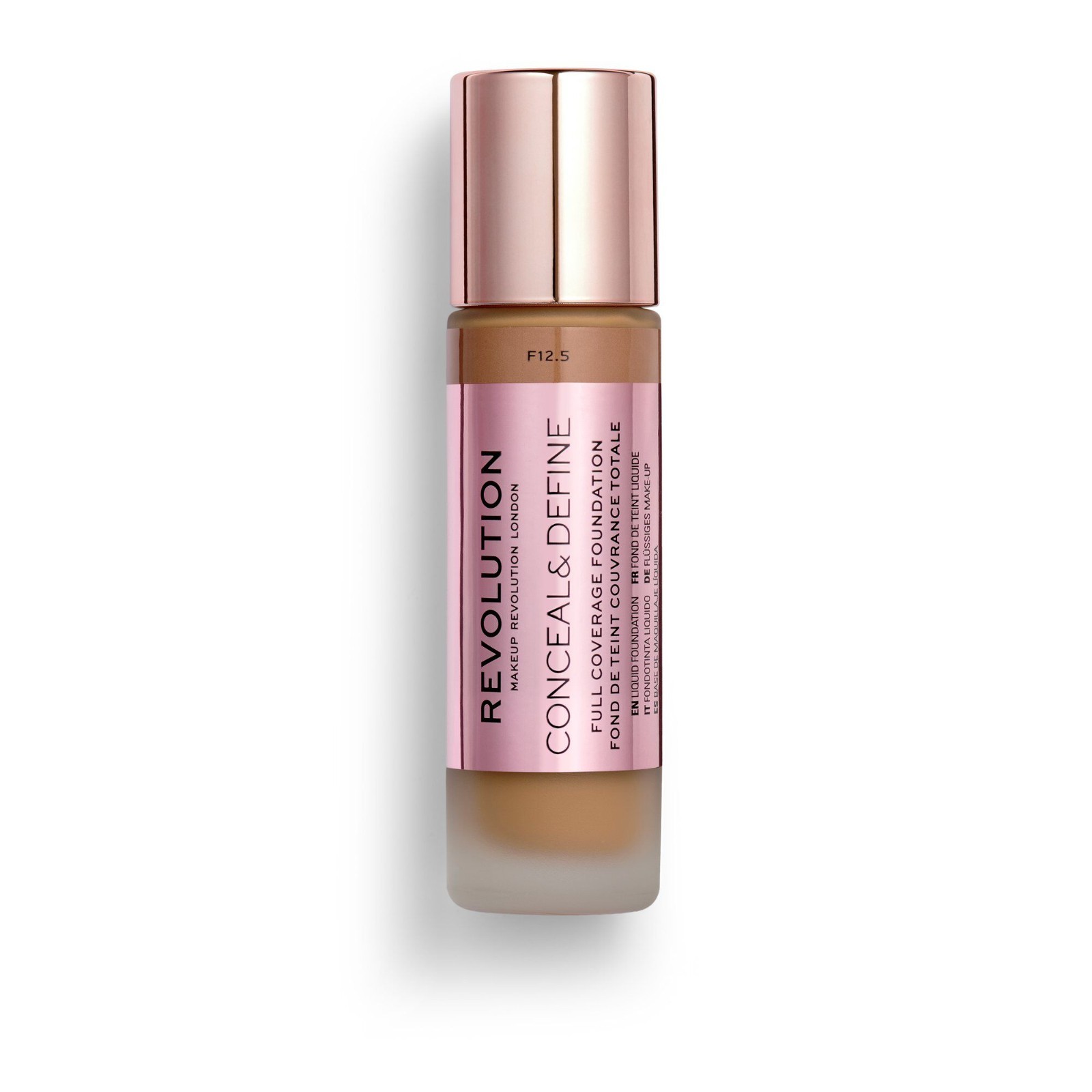 Makeup Revolution Conceal and define Full Coverage Foundation F12.5