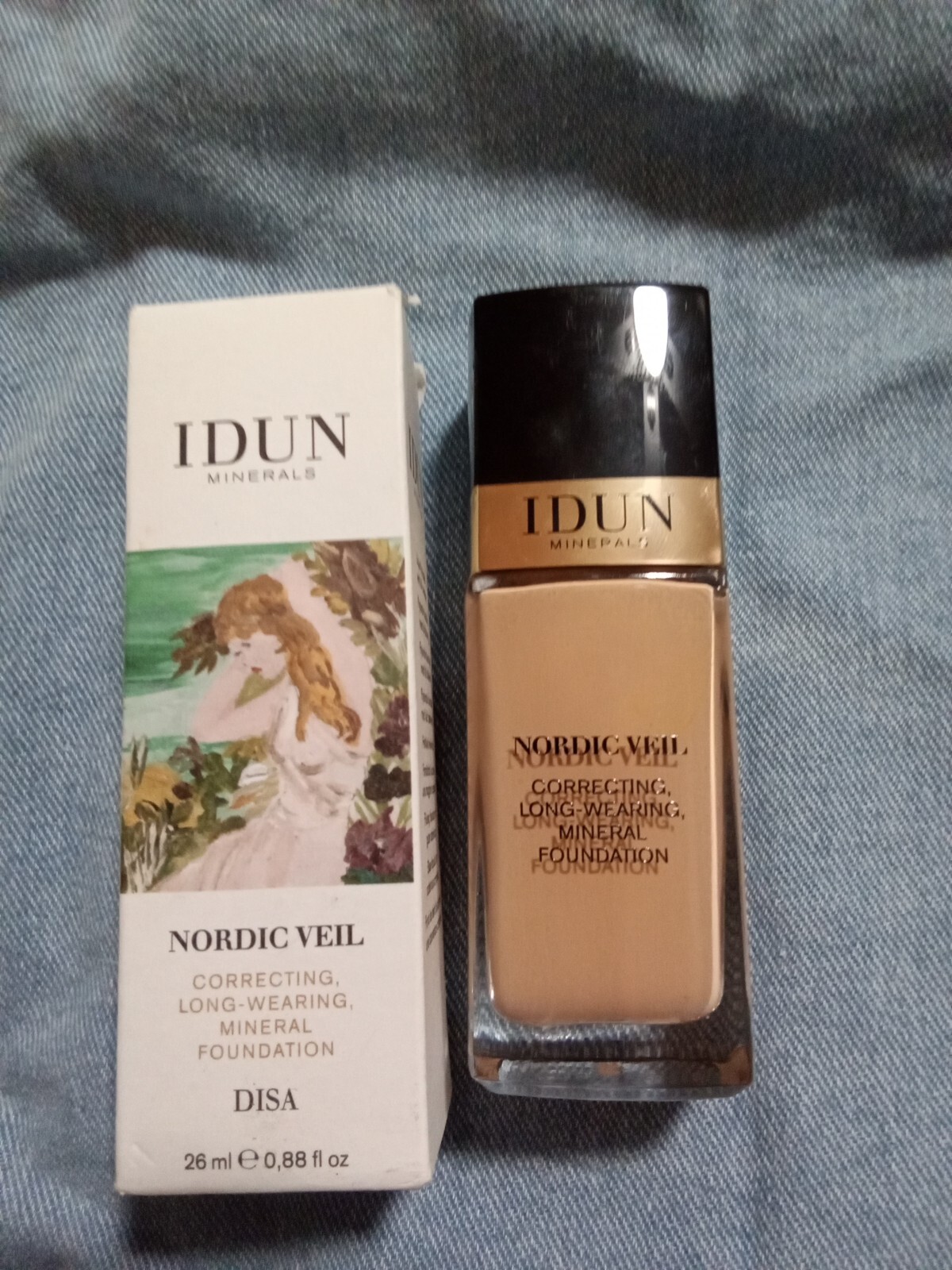 Idun minerals nordic veil mineral foundation Disa 26ml 0,88 fl oz light/medium