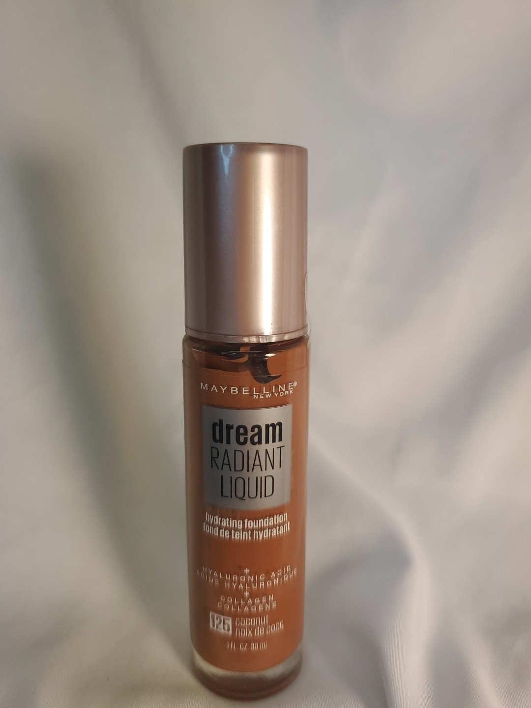 MAYBELLINE Dream RADIANT LIQUID Hydrating Foundation #125 COCONUT 1OZ.
