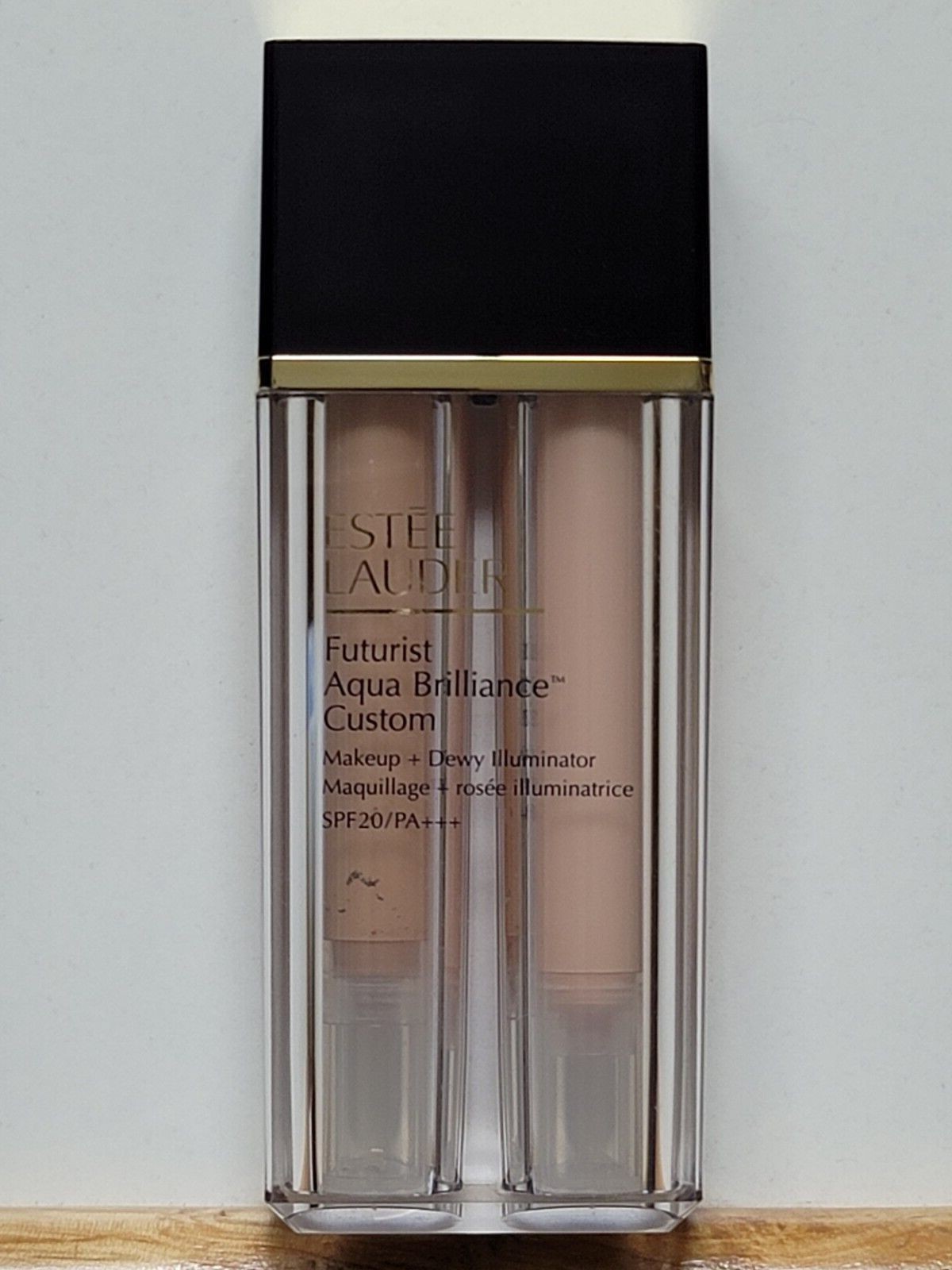 Estee Lauder 1C1 COOL BONE Futurist Aqua Brilliance Custom Makeup + Illuminator