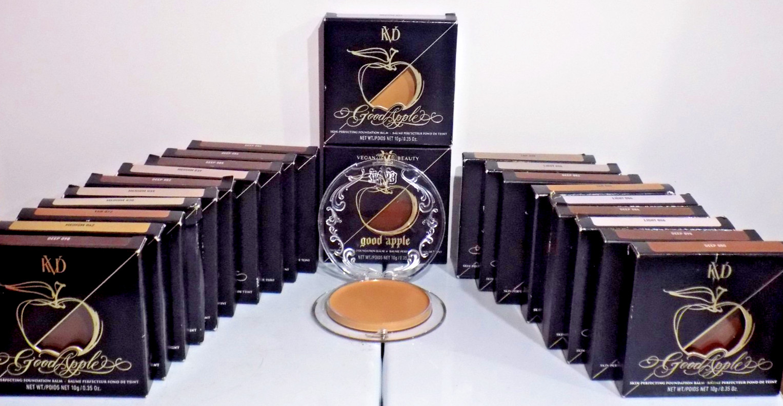 NEW!~KVD GOOD APPLE SKIN-PERFECTING FOUNDATION BALM(0.35 OZ.)*PICK YOUR COLOR*