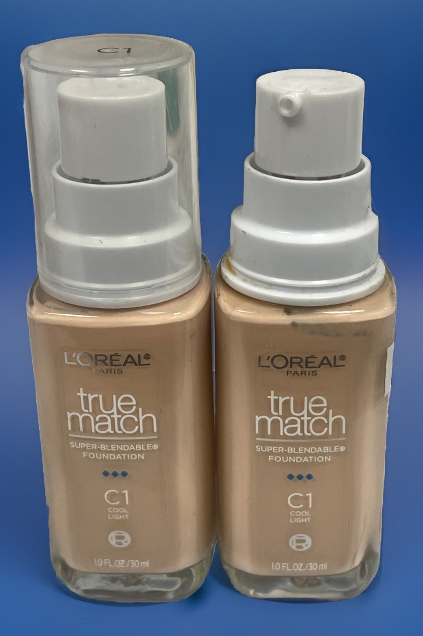 Loreal True Match Super-Blendable Foundation C1.5 Cool Light Lot Of 2 Read!!