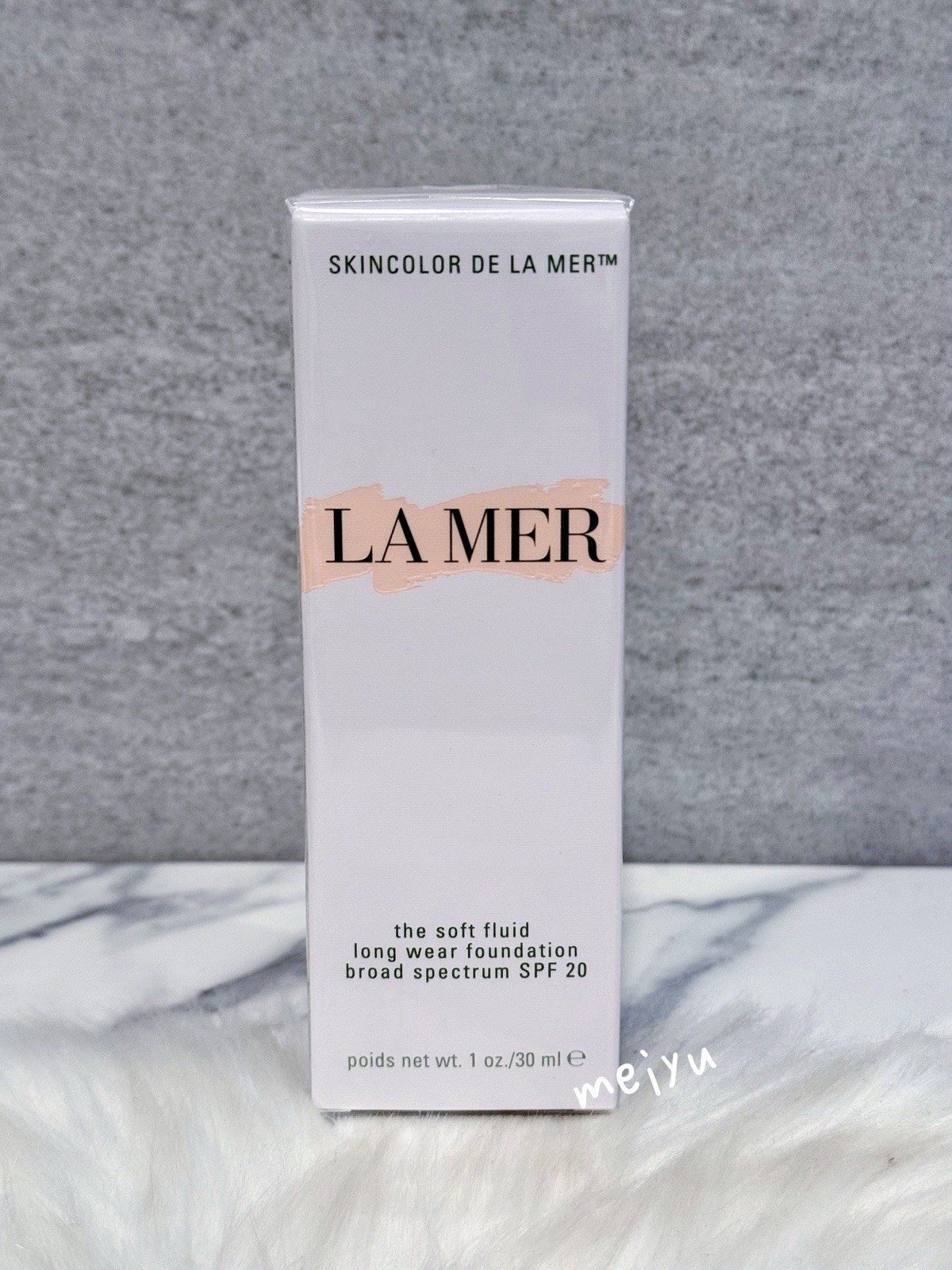 ~140 Alabaster~La Mer The Soft Fluid Long Wear Foundation, SPF20, 1oz/30ml, NIB