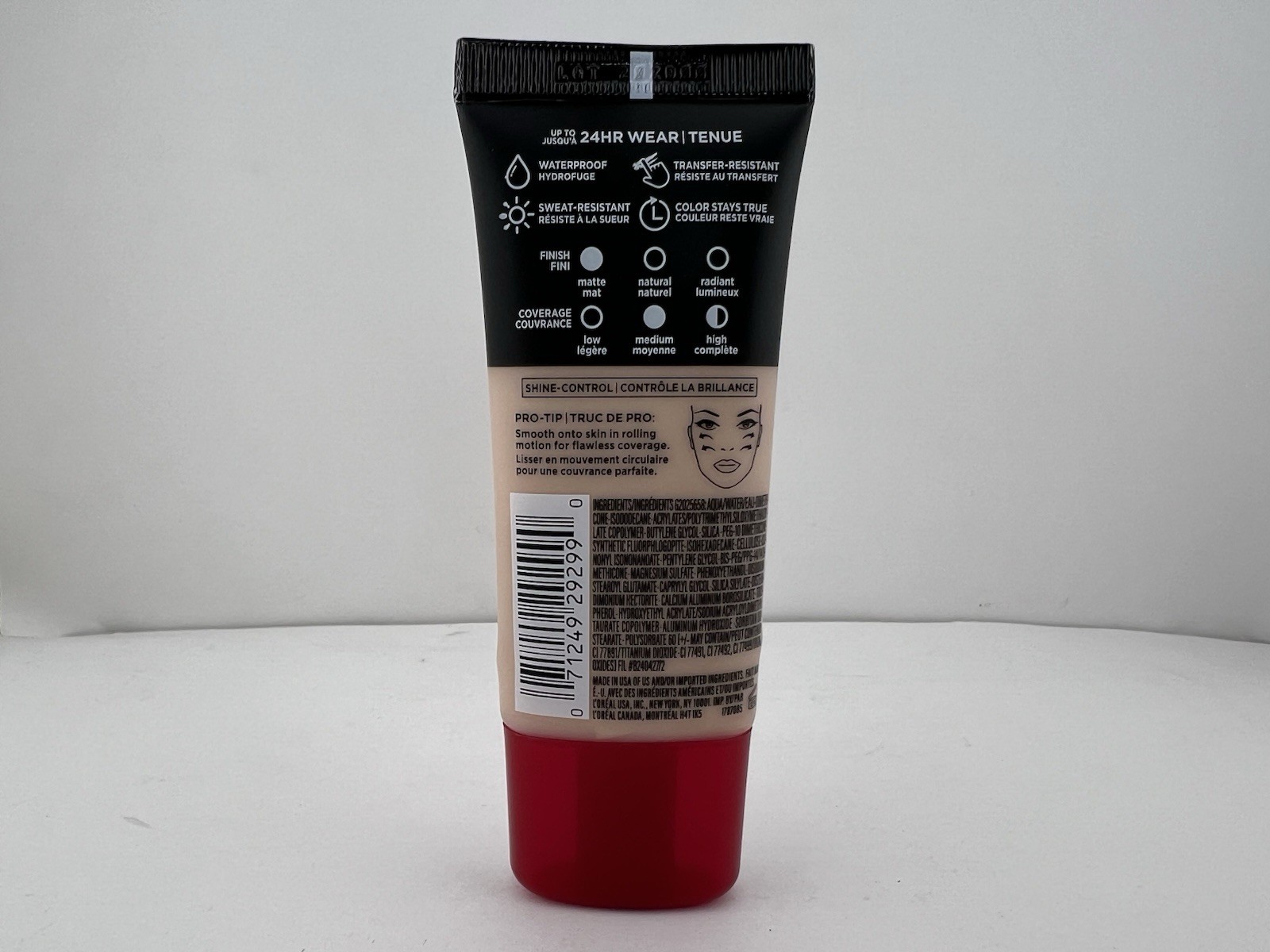 L’Oreal Infallible Pro-Matte Foundation, #101 CLASSIC IVORY, 1 oz – Brand NEW!