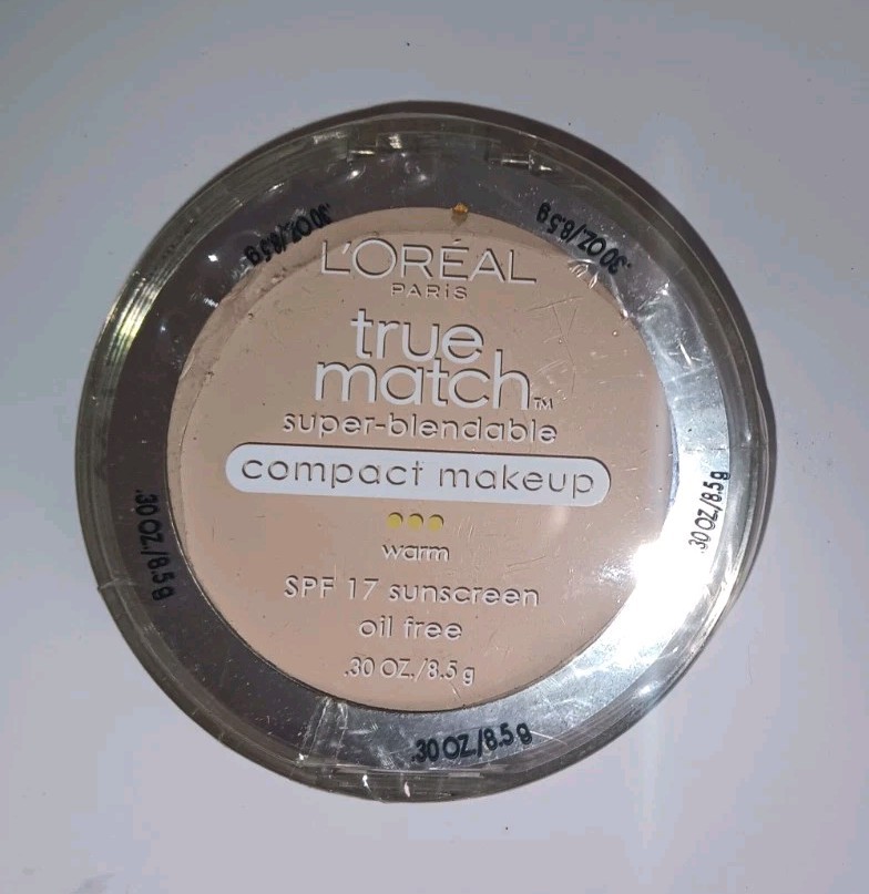 L’Oréal True Match Super Blendable Compact Makeup W1 PORCELAIN New & Sealed!