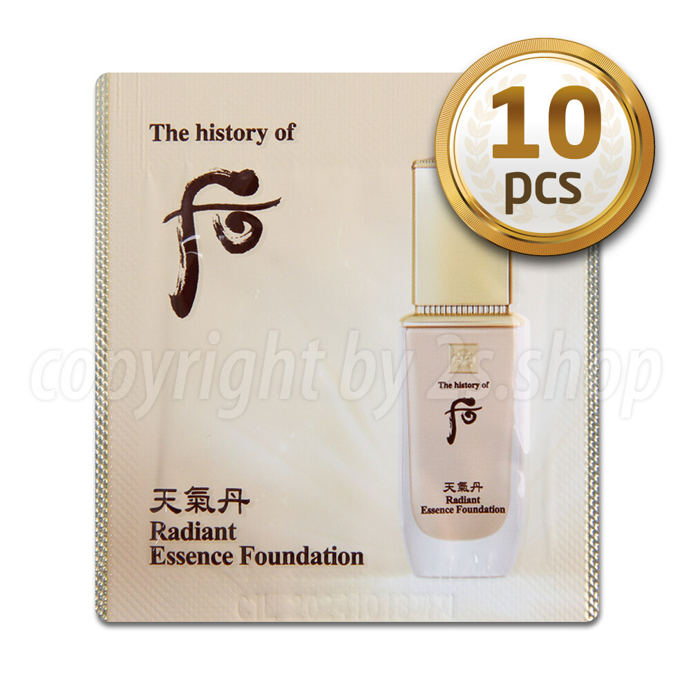 The History of Whoo Cheongidan Radiant Essence Foundation No.21 1ml x 10pcs