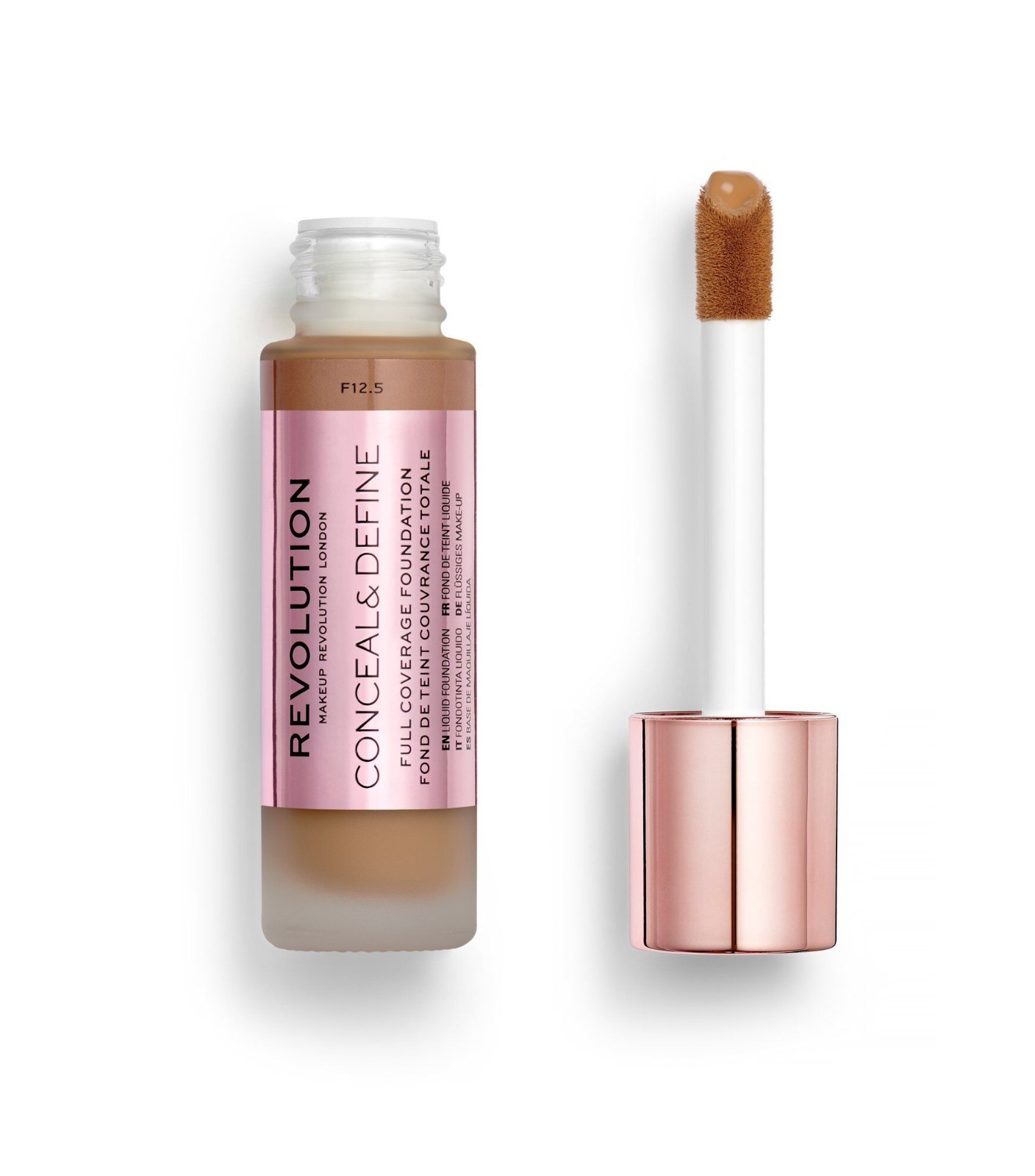 Makeup Revolution Conceal and define Full Coverage Foundation F12.5