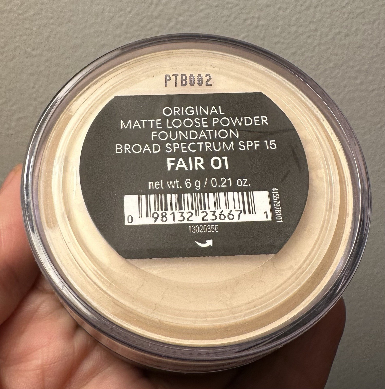 BareMinerals MATTE Loose Powder Foundation SPF15 ~FAIR 01 ~ (6g/0.21oz)