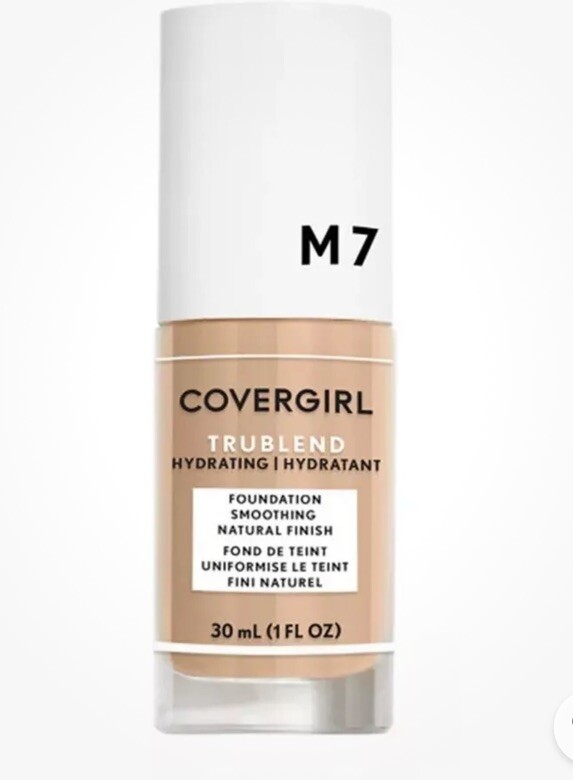 Covergirl TruBlend Hydrating Liquid Foundation Makeup – M7 Soft Honey