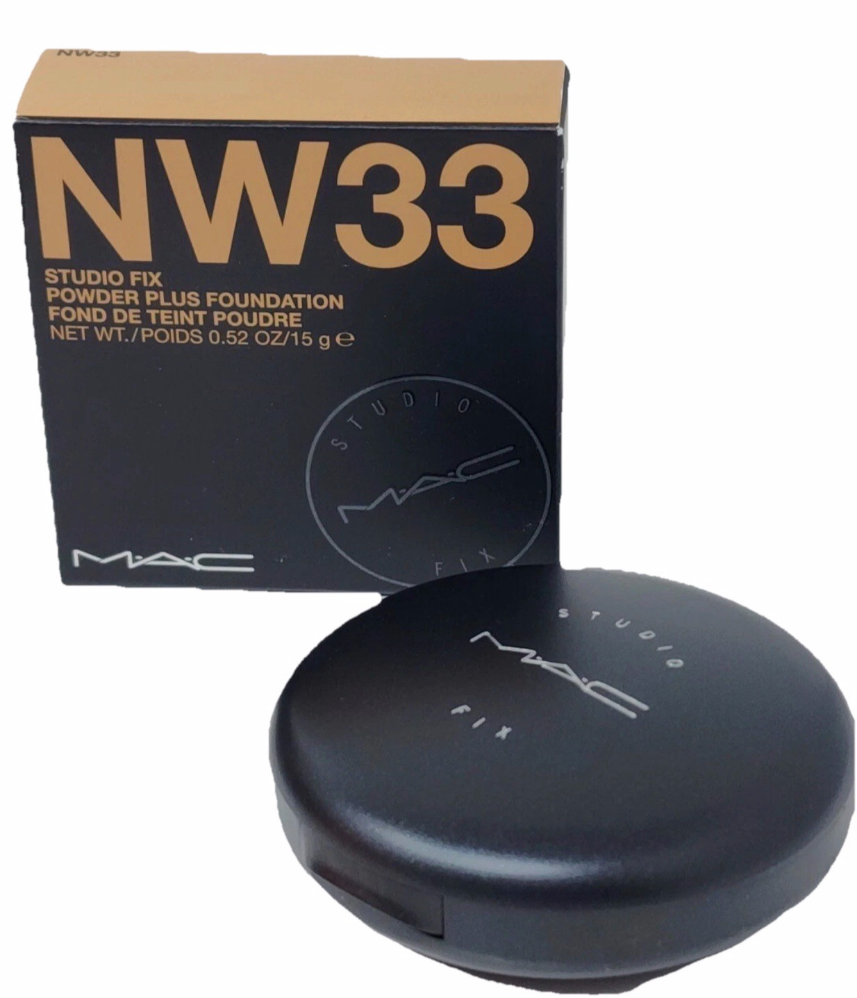 MAC Studio Fix Powder Plus Foundation Shade NW33 Full Size 15g Original Formula