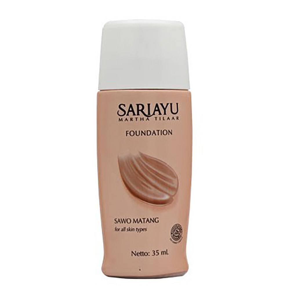 KP SARIAYU Liquid Foundation Sandalwood Energizing Aromatic Sawo Matang 35 ml