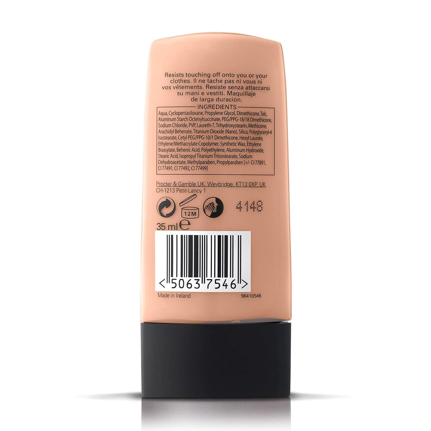 Long Lasting Performance Foundation No.106 – Natural Beige, 1.1 Oz, Matte Finish