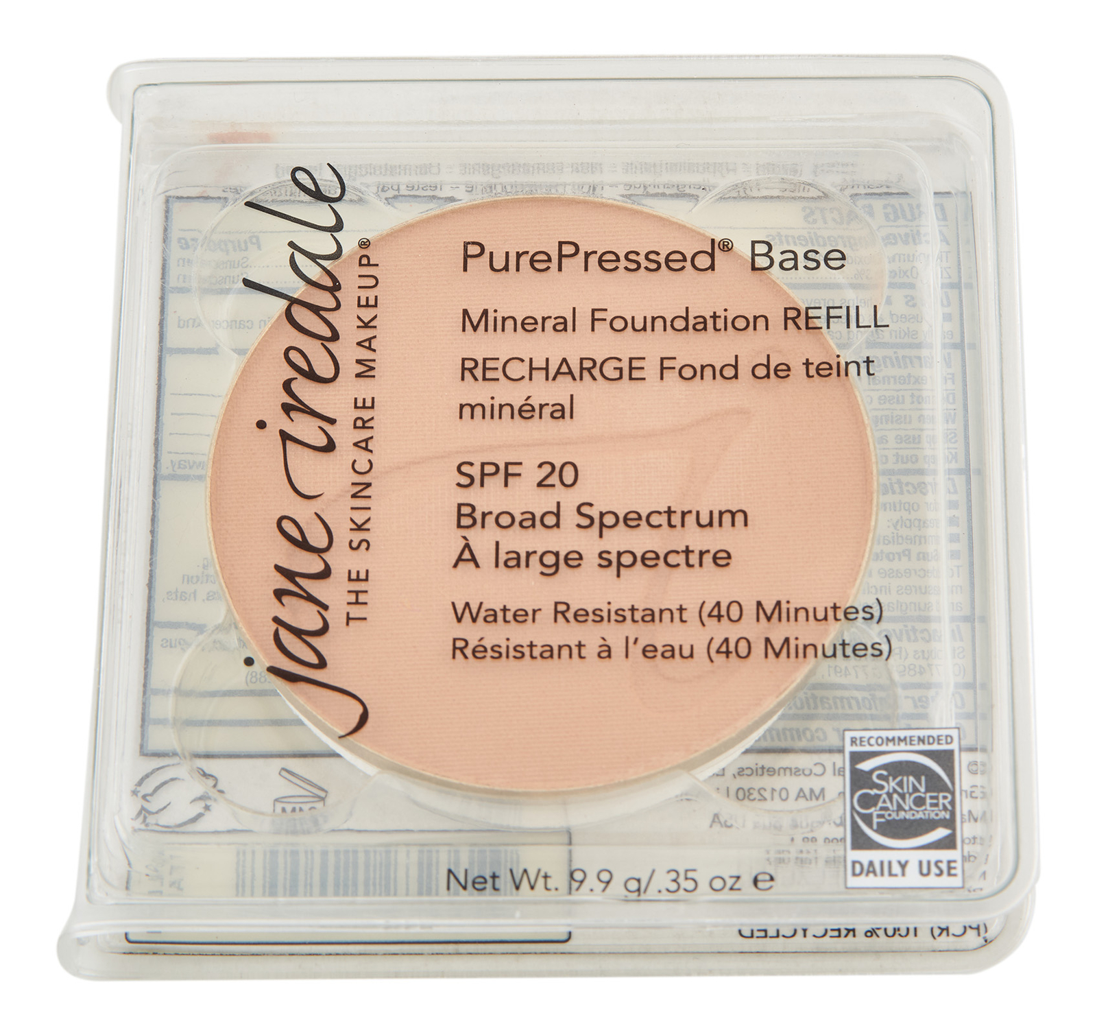 Jane Iredale PurePressed Base Mineral Foundation Refill Golden Tan. Foundation