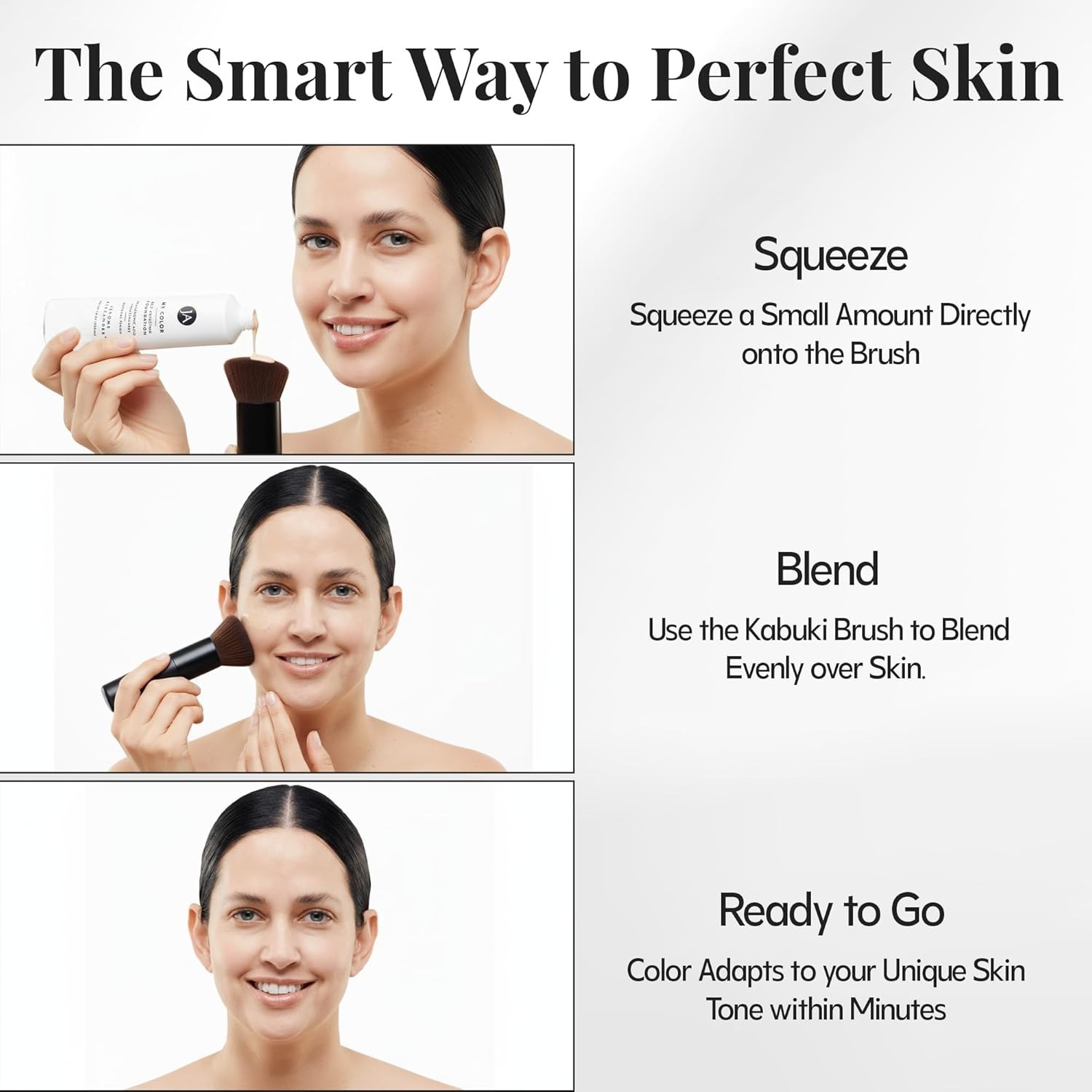 My Color Self-Adjusting Foundation, Hydrating & Lightweight Face Makeup, Skin…