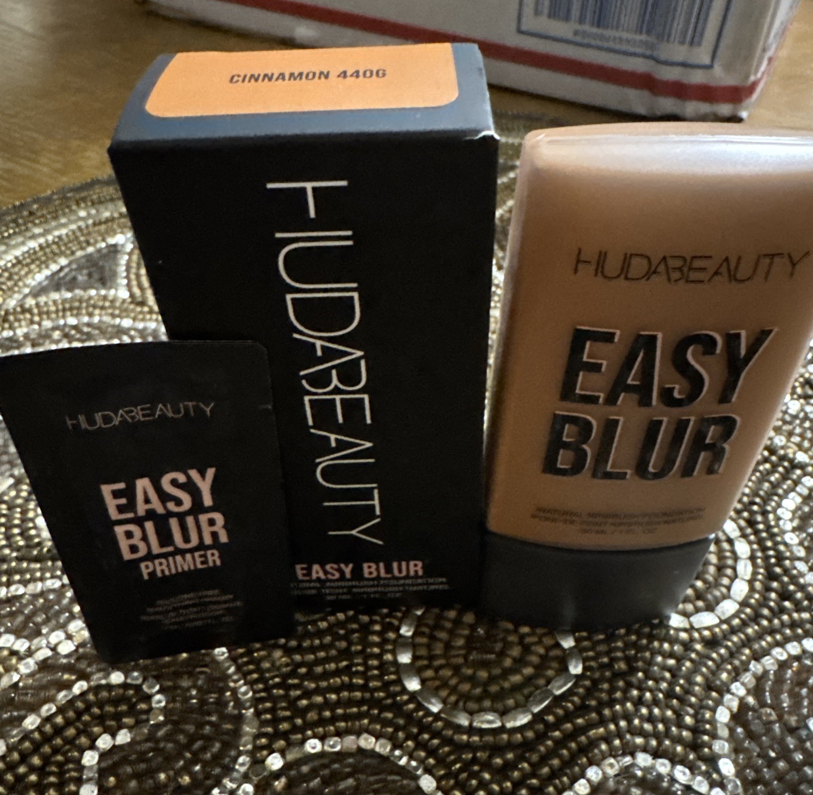 Huda Beauty Easy Blur Natural Airbrush Foundation -Cinnamon 440G (30ml)