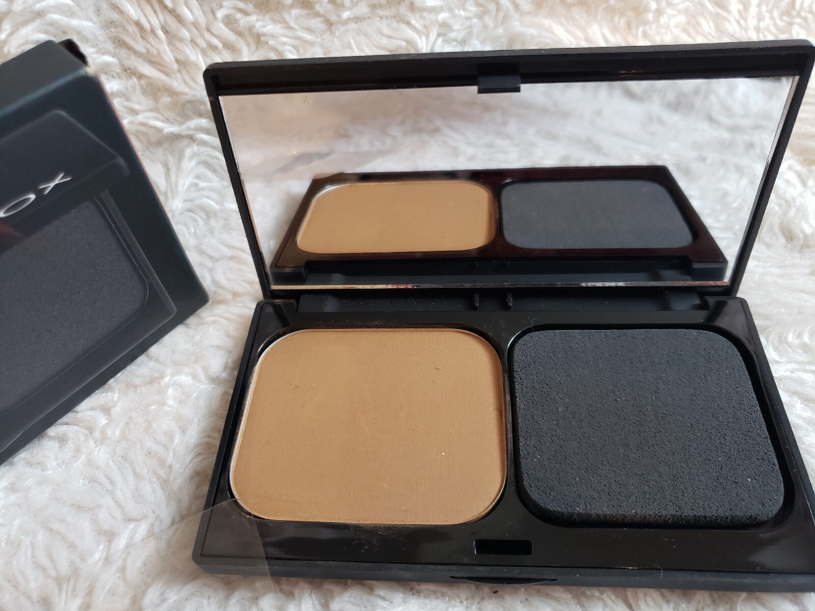 SMASHBOX Function Self-Adjusting Powder Foundation DARK D1-D2 .27 oz 7.6 g Rare