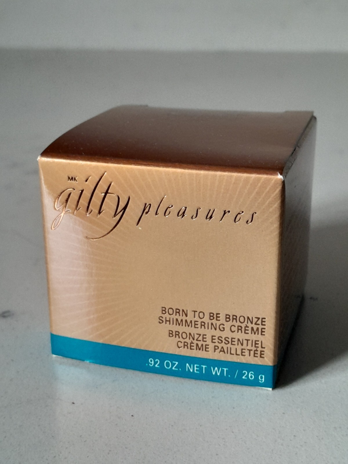 NOS Mary Kay Bronze Shimmering Creme Gilty Pleasures Born To Be Bronze .92 Oz