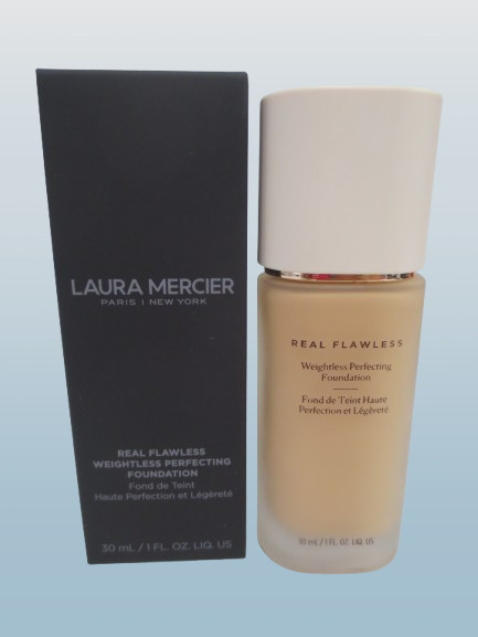 LAURA MERCIER REAL FLAWLESS WEIGHTLESS PERFECTING FOUNDATION 2C1 ECRU 1 OZ .
