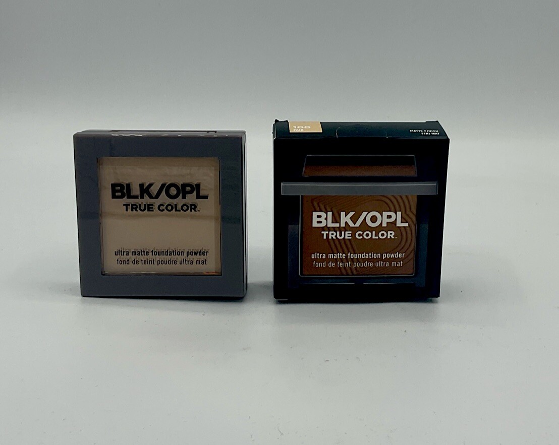 BLK/OPL True Color Ultra Matte Foundation Powder Lot Of Two, Color: 100Tan