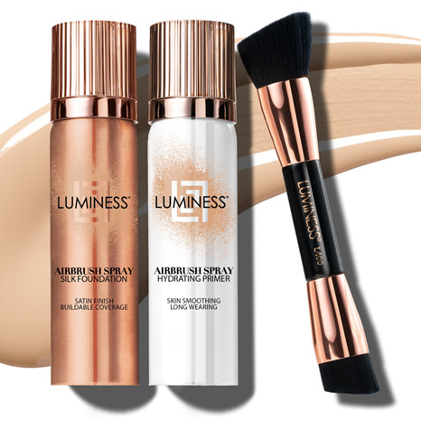 NWT Luminess Airbrush Spray Silk Foundation Starter Kit – Fair 020