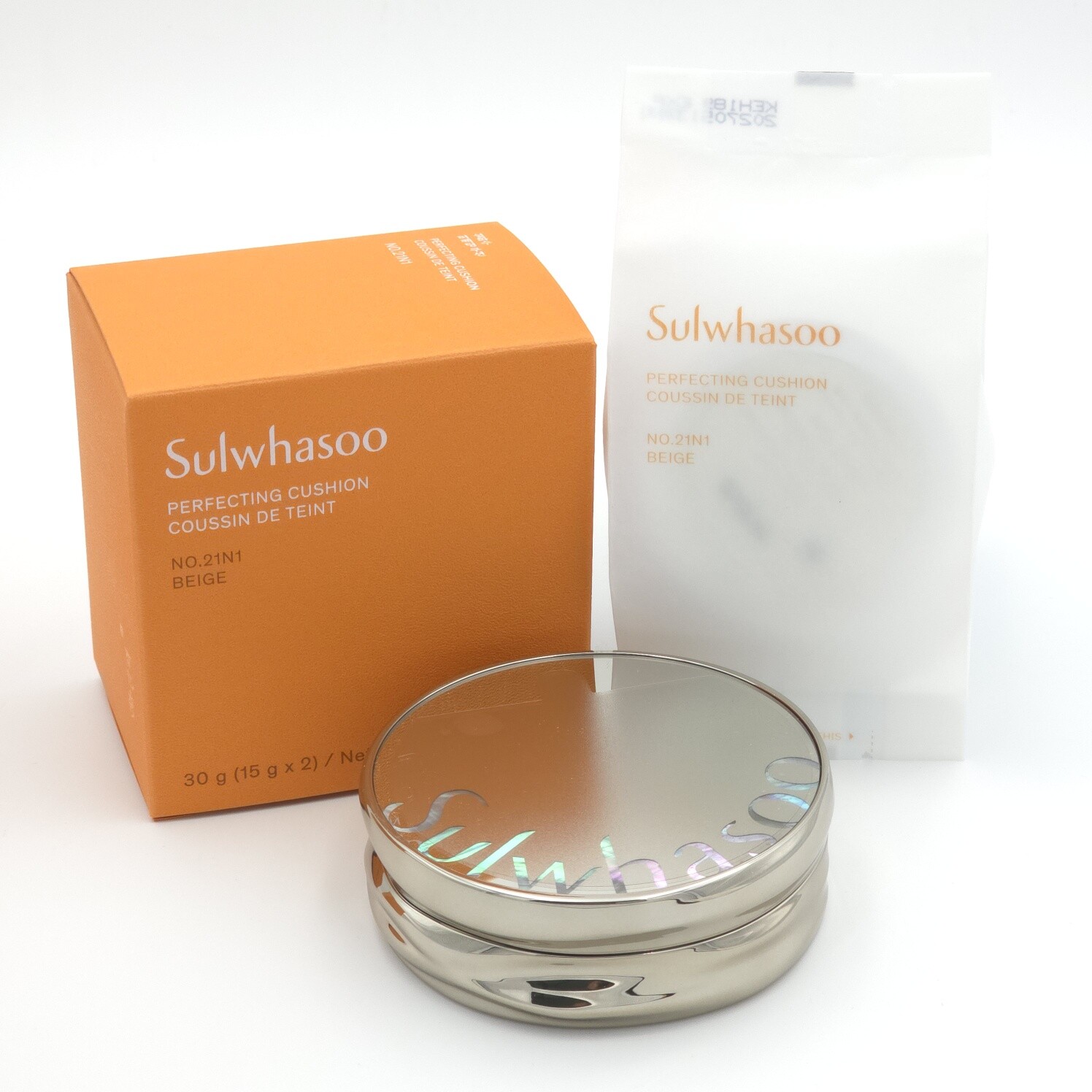 Sulwhasoo Perfecting Cushion 15g + Refill 15g No.21N1 No.23N1 K-Beauty