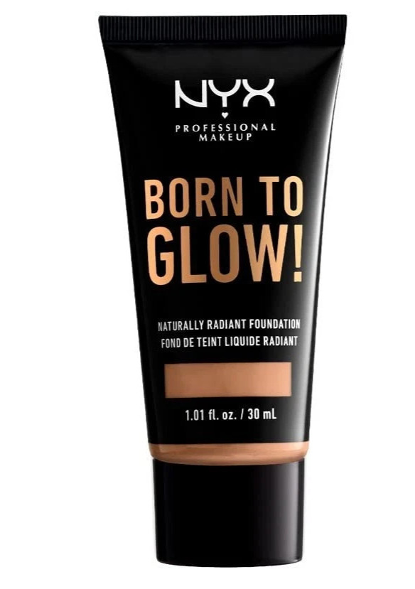 NYX Born To Glow Naturally Radiant Foundation BTGRT12 Classic Tan 1.01 fl oz