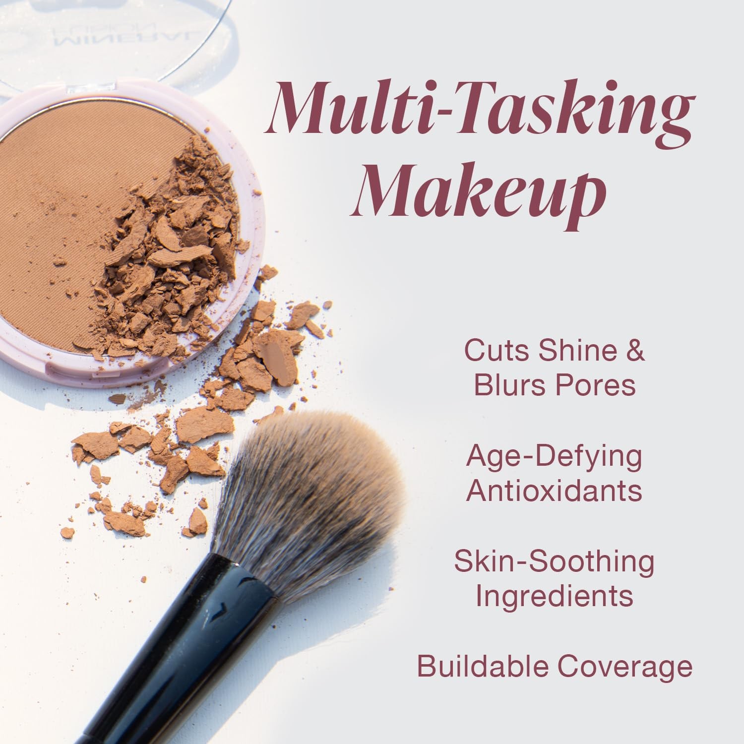 Mineral Fusion Pressed Powder Foundation 0.32oz Natural Smooth Finish Glow