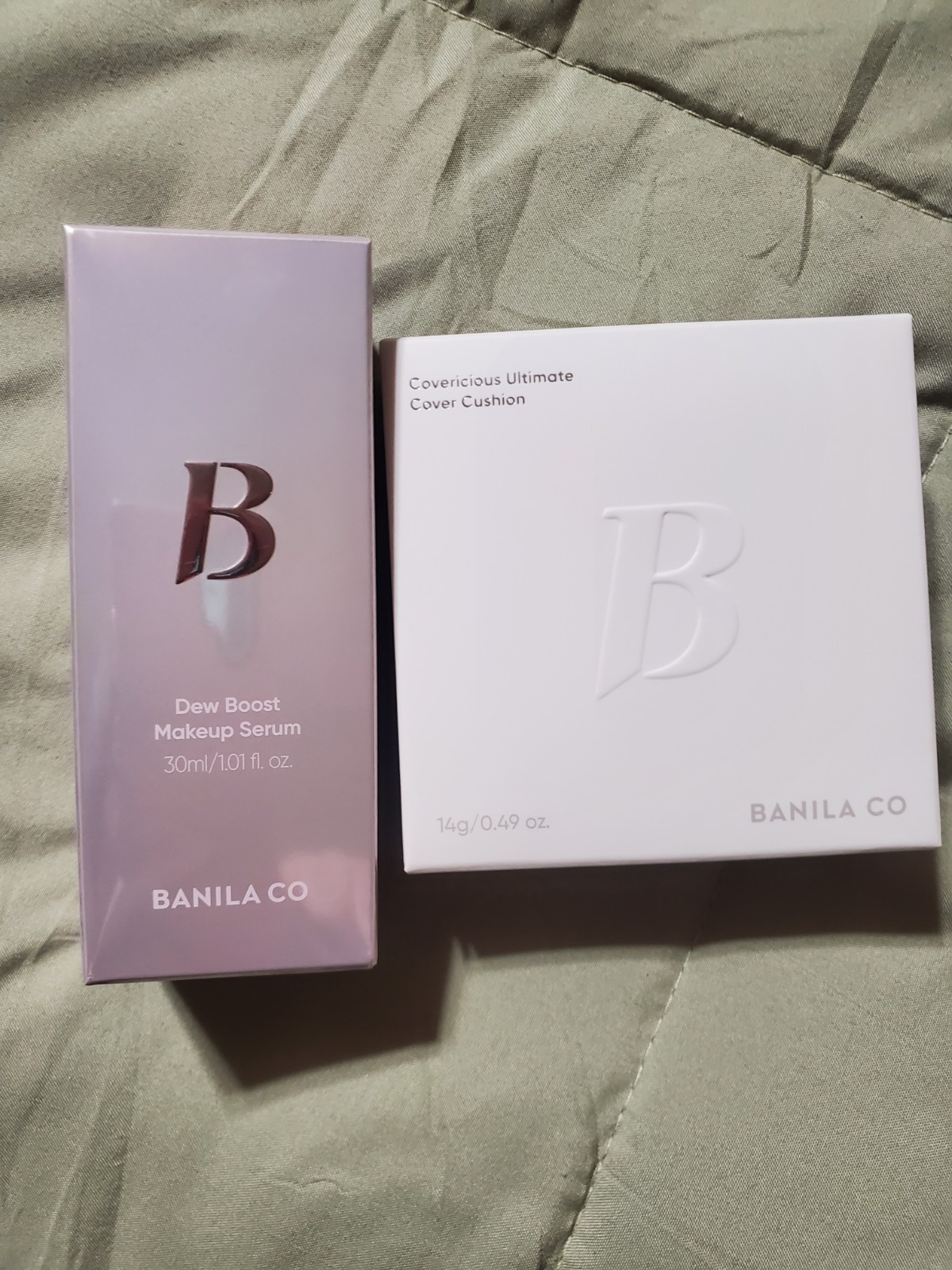 Banila Co, Dew Booster Serum Plus Cushion Foundation In Rose Combo. New & Sealed
