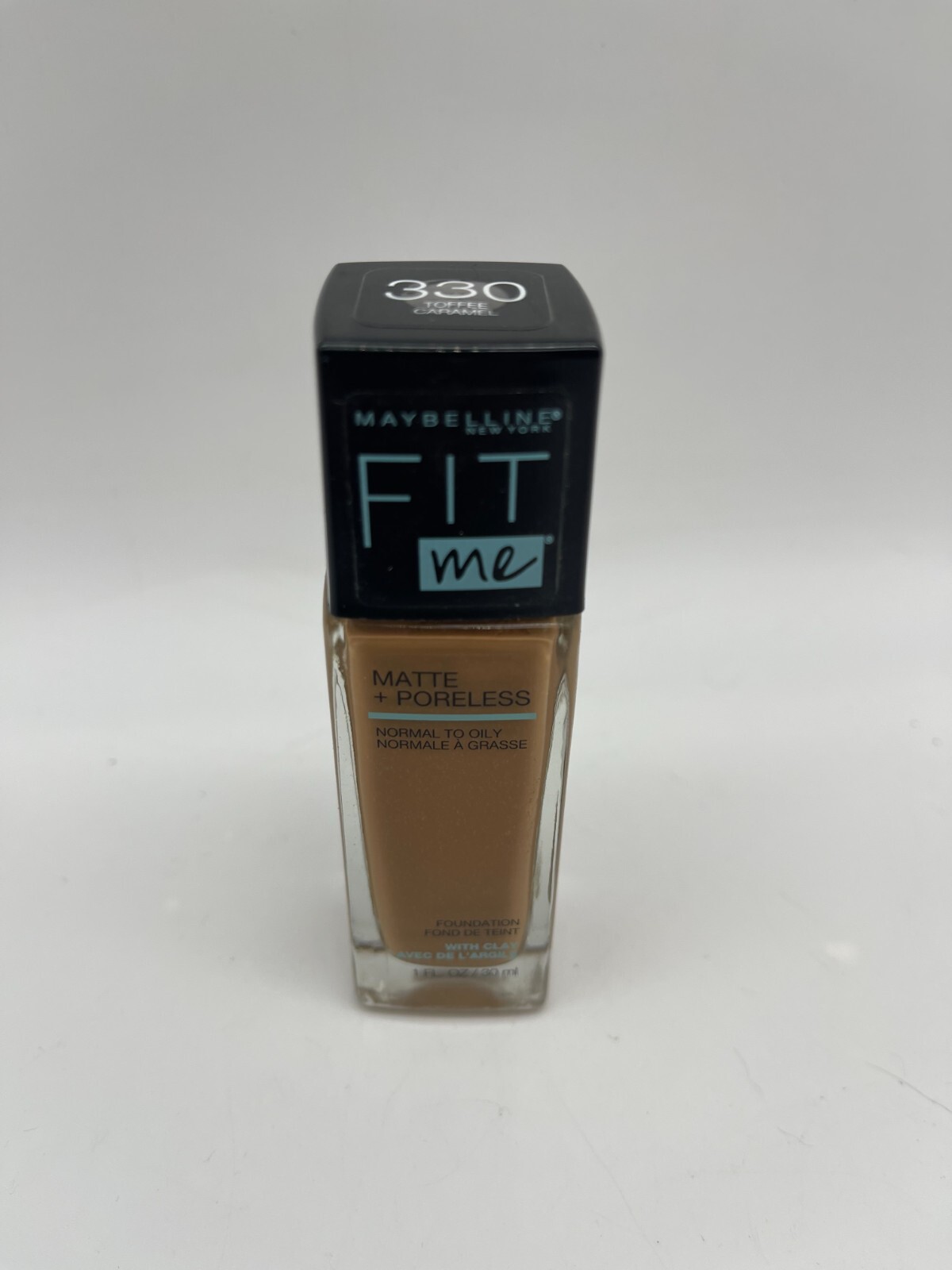 Maybelline FIT ME Matte & Poreless Foundation 330 TOFFEE CARAMEL Normal To Oily