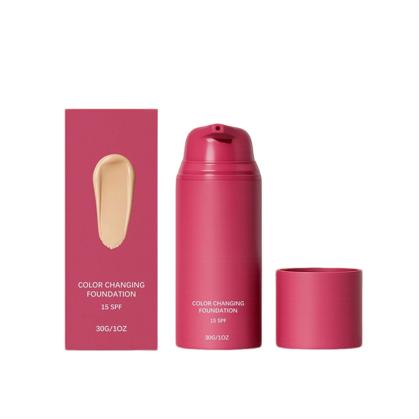 Smooche Foundation Korean, Smooche Color Changing Foundation, For All Skin Types