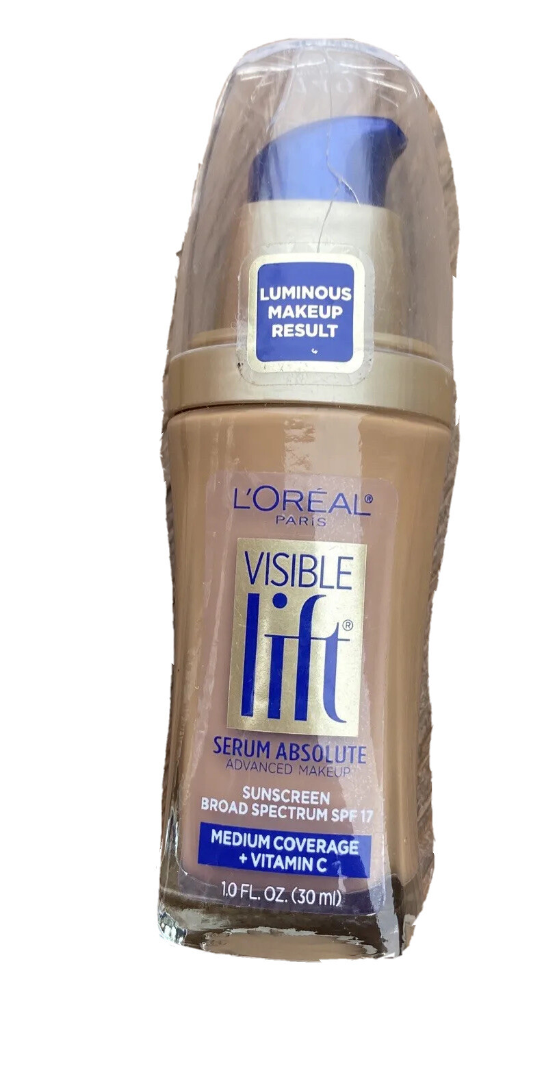 L’Oréal Paris Visible Lift Serum Absolute Foundation Buff Beige 1 fl. oz New