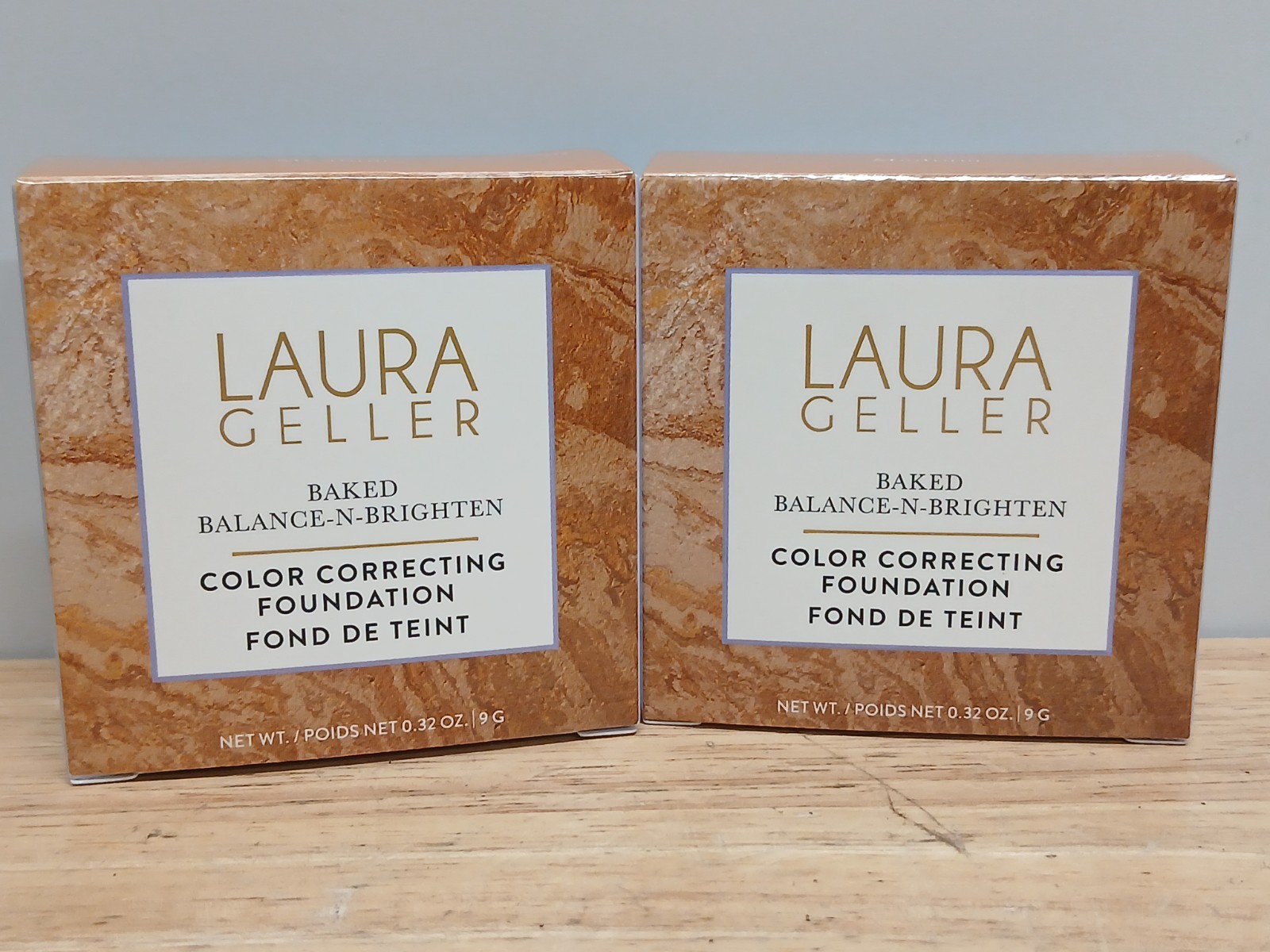2 PACK Laura Geller Baked Balance-N-Brighten Color Correcting Foundation Medium