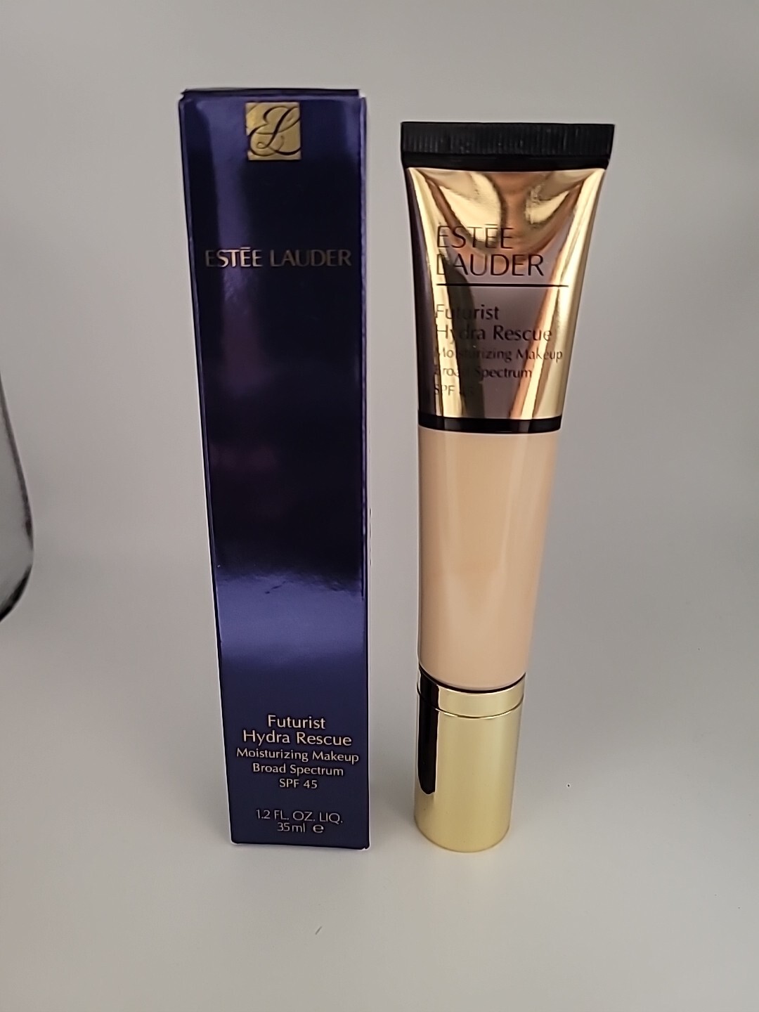 Estee Lauder Futurist Hydra Rescue 1W1 BONE Moisturizing Foundation SPF Makeup