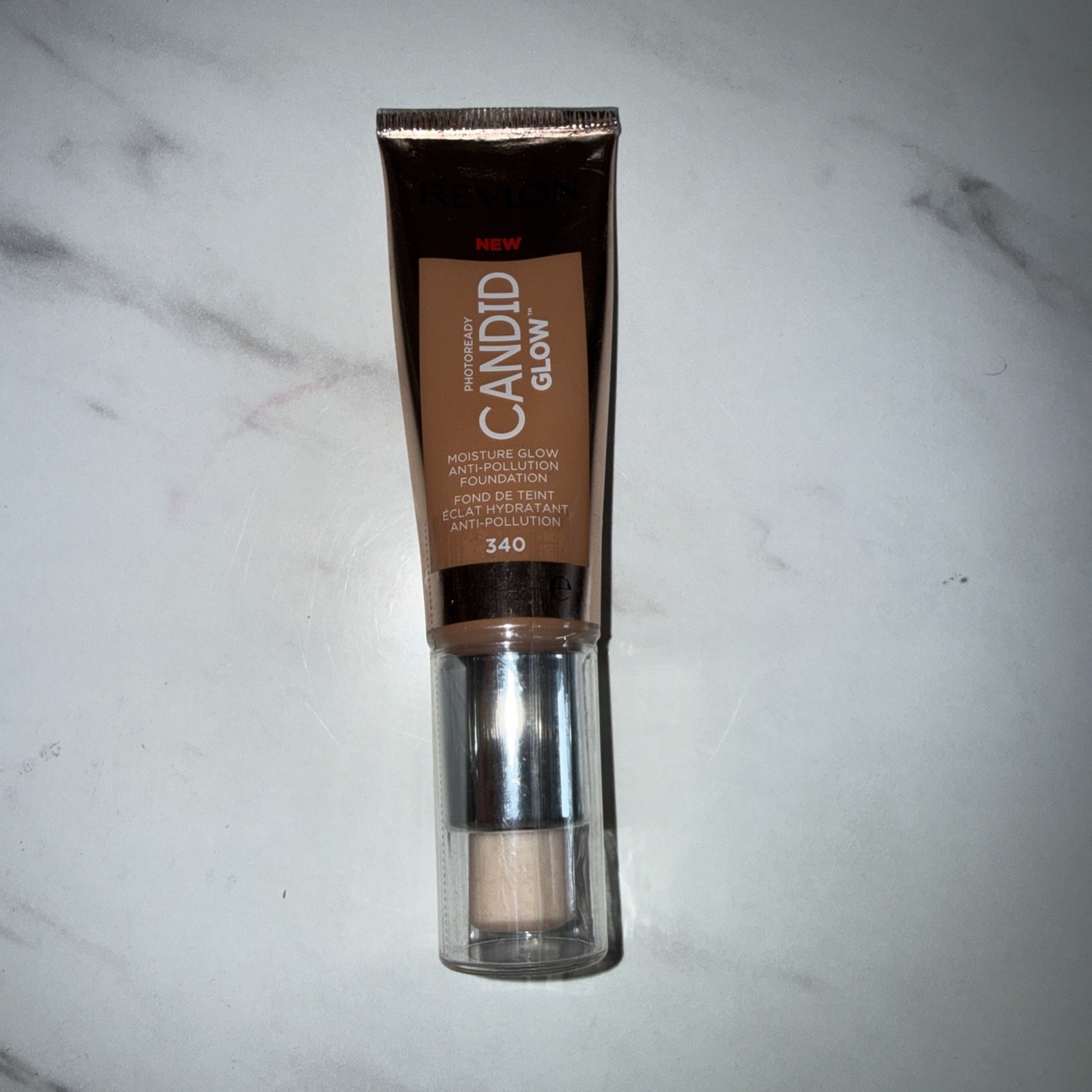 Revlon Photoready Candid Glow Moisture Foundation 340 True Beige 0.75 Fl Oz