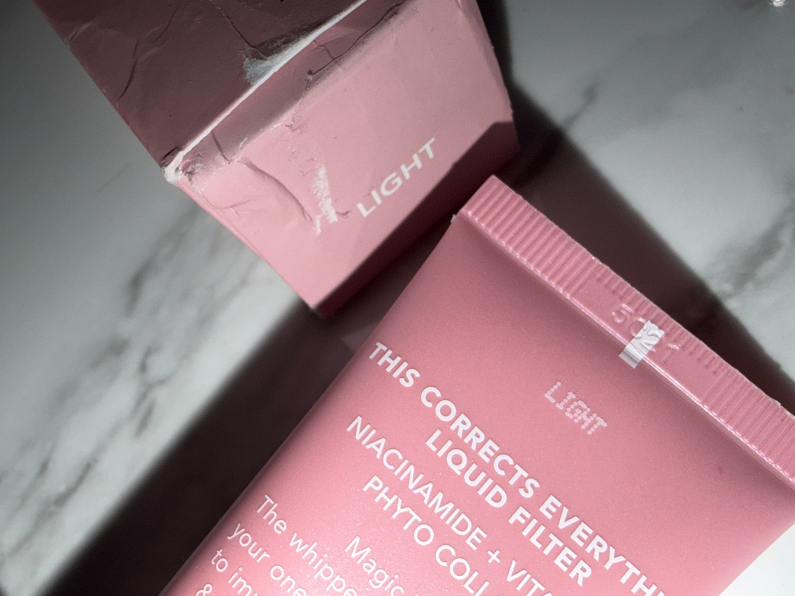 NIB~ Doll 10 LIQUID FILTER This Corrects Everything LIGHT Foundation Niacinamide