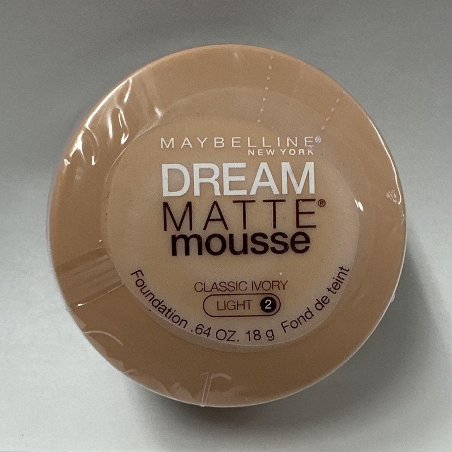Maybelline Dream Matte Mousse Foundation Matte Classic Ivory 0.64oz