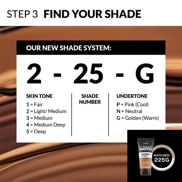 Avon Flawless Match Natural Finish Liquid Foundation SPF20 | 320G SUN BEIGE
