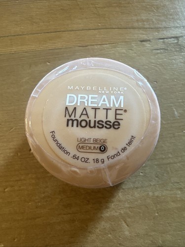 Maybelline Dream Matte Mousse Light Beige Medium 0 Foundation .64oz
