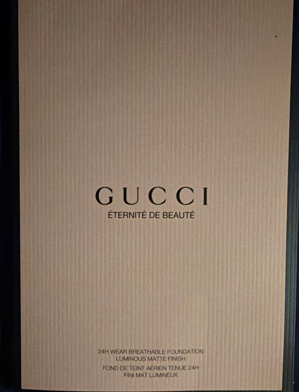 Gucci Éternité de Beauté 24H Breathable Foundation Sample 5ml SPF15 Shades