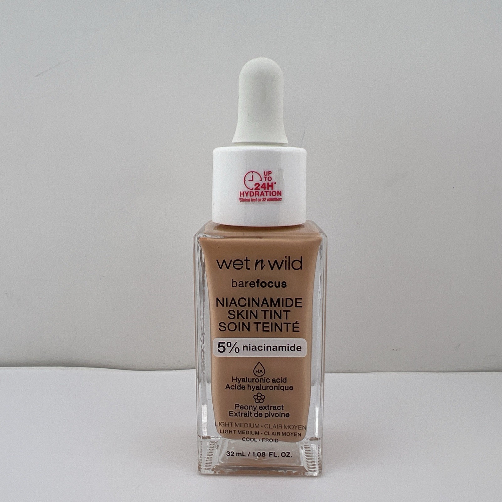 Wet n Wild Bare Focus Skin Tint 5% Niacinamide Hyaluronic Acid – LIGHT MEDIUM