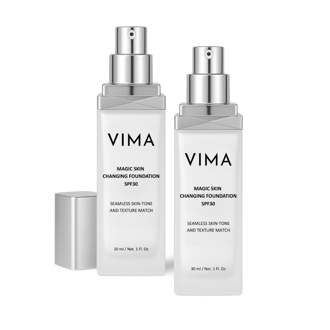 (2 pack ) Vima Color Changing Foundation with Sunscreen – Fragrance-free,1 fl oz