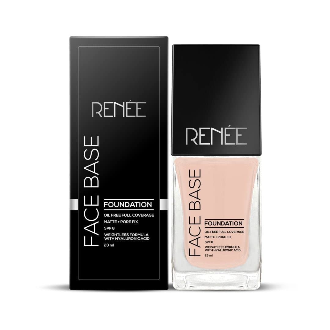 RENEE Face Base Liquid Foundation – Creamy Latte, 23ml