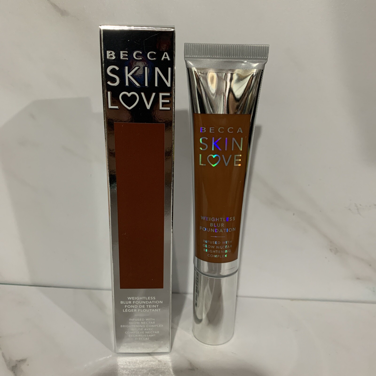 Becca Skin Love Weightless Blur Foundation WALNUT 1.23 fl oz