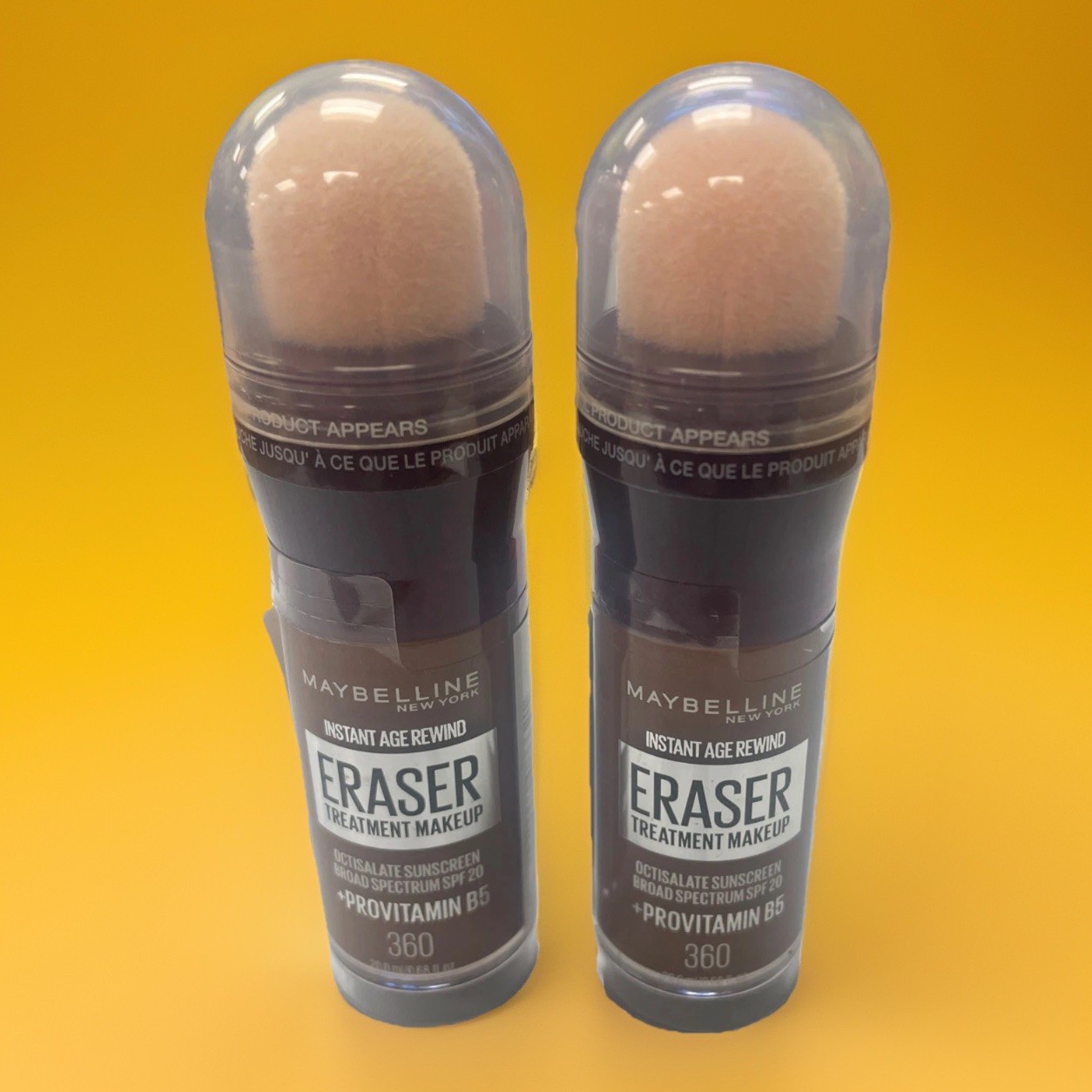 Maybelline Instant Age Rewind Eraser Treatment Makeup 360 Foundation Lot Of 2