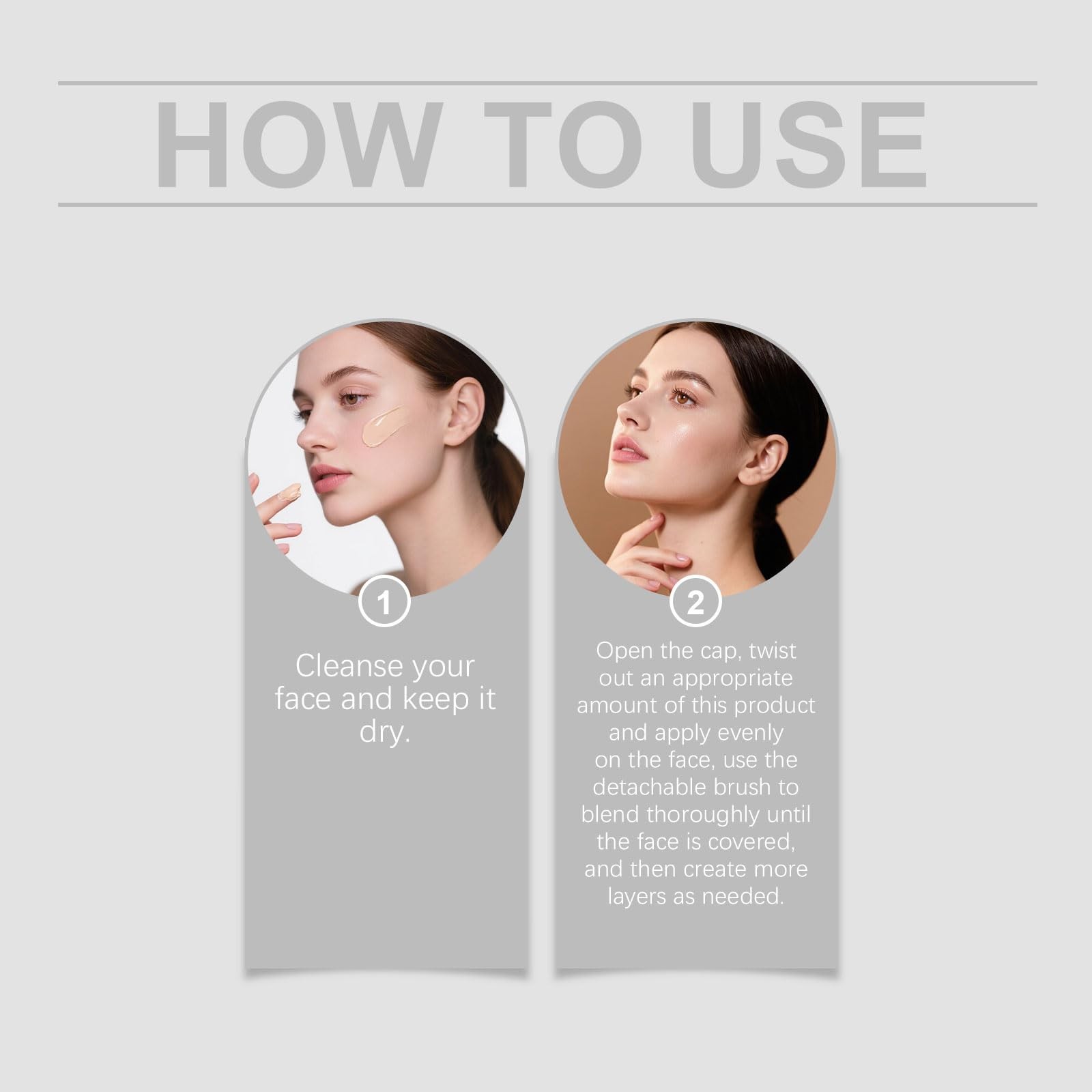 Upgraded Formula Color Changing Foundation Stick, Medium to Full Coverage Cre…